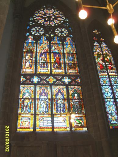 Ein Fenster in der Liebfrauenkirche