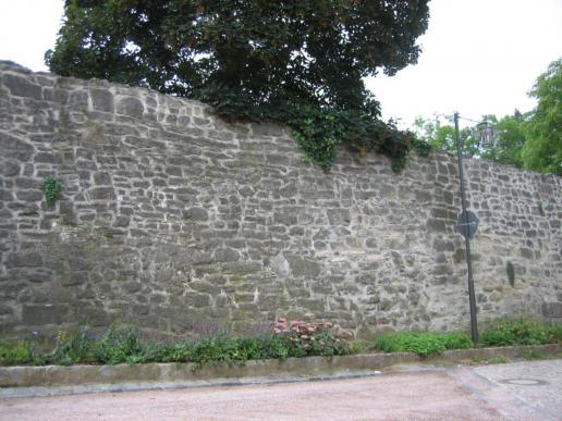 Ein Rest der alten Stadtmauer