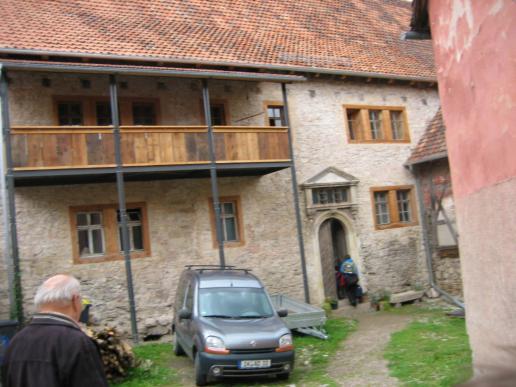 Der bereits restaurierte Teil des Hauses