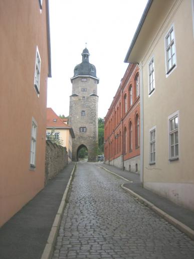 Eins der alten Stadttore in Arnstadt