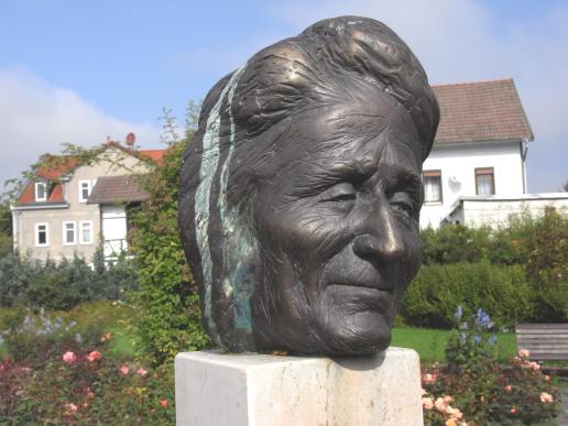 Die Hauptinitiatorin des Rosengartens