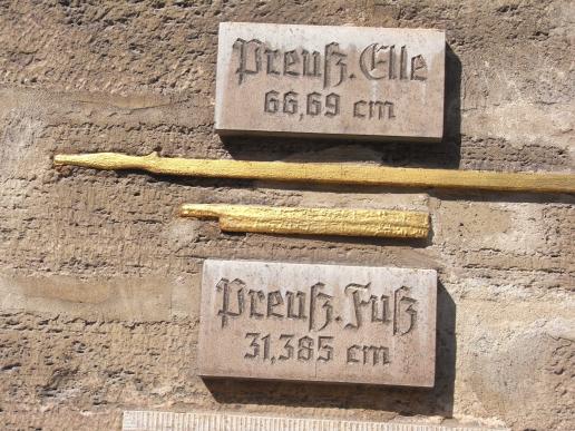 Die  kursächsische Ganzmeilensäule